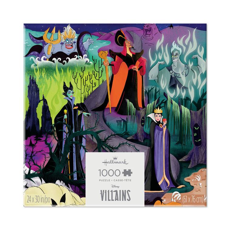 hallmark Disney Villains It's Good to Be Bad 1000-Piece Jigsaw Puzzle