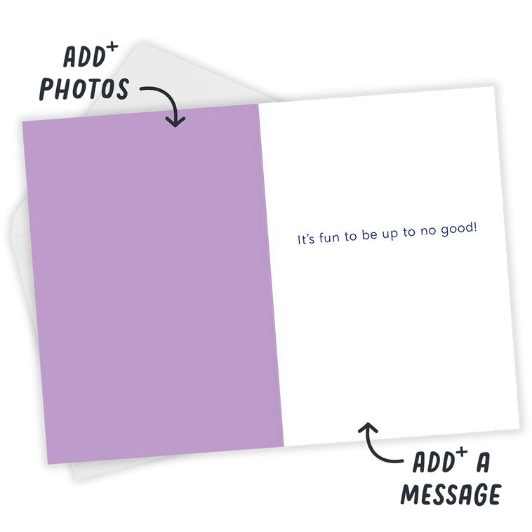 Hallmark Disney Villains Up To No Good Custom Birthday Card