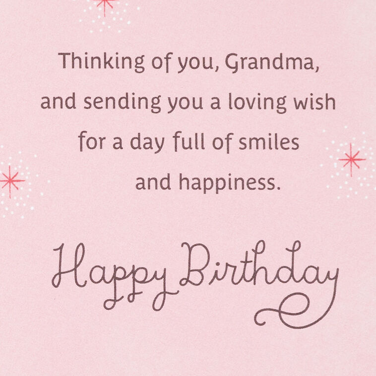 Hallmark Disney Winnie The Pooh Day Of Smiles Birthday Card For Grandma