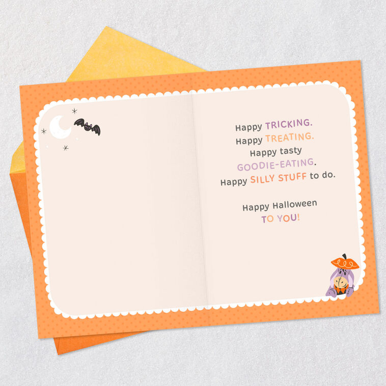 Hallmark Disney Winnie The Pooh Happy Tricking And Treating Halloween Card For Granddaughter
