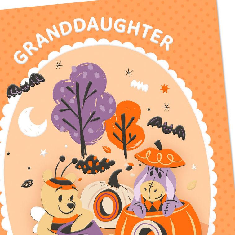 Hallmark Disney Winnie The Pooh Happy Tricking And Treating Halloween Card For Granddaughter
