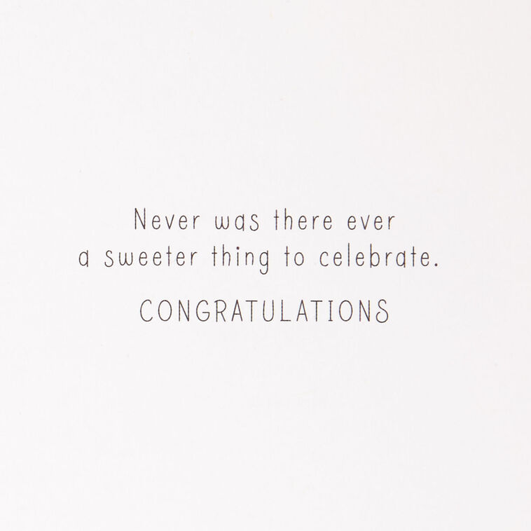 Hallmark Disney Winnie The Pooh Never A Sweeter Thing Baby Shower Card