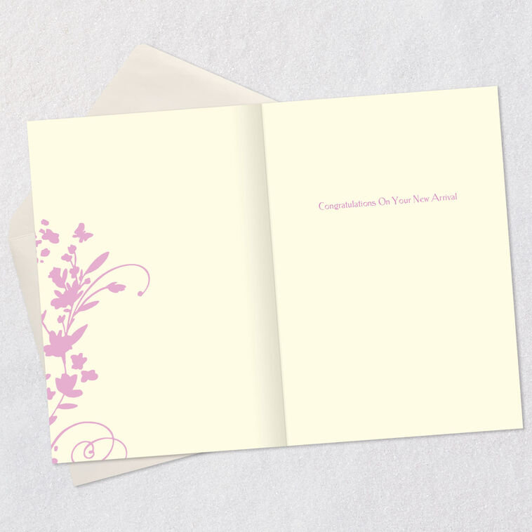 Hallmark Disney Winnie The Pooh Piglet And Eeyore New Baby Girl Card