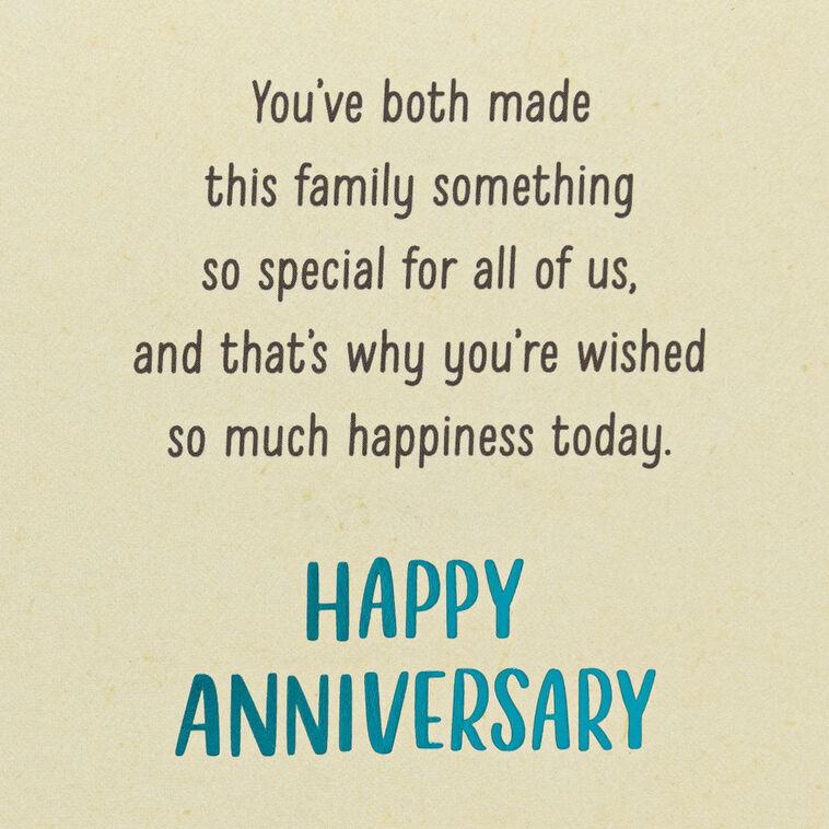Hallmark Disney You've Made This Family Special Anniversary Card For Parents