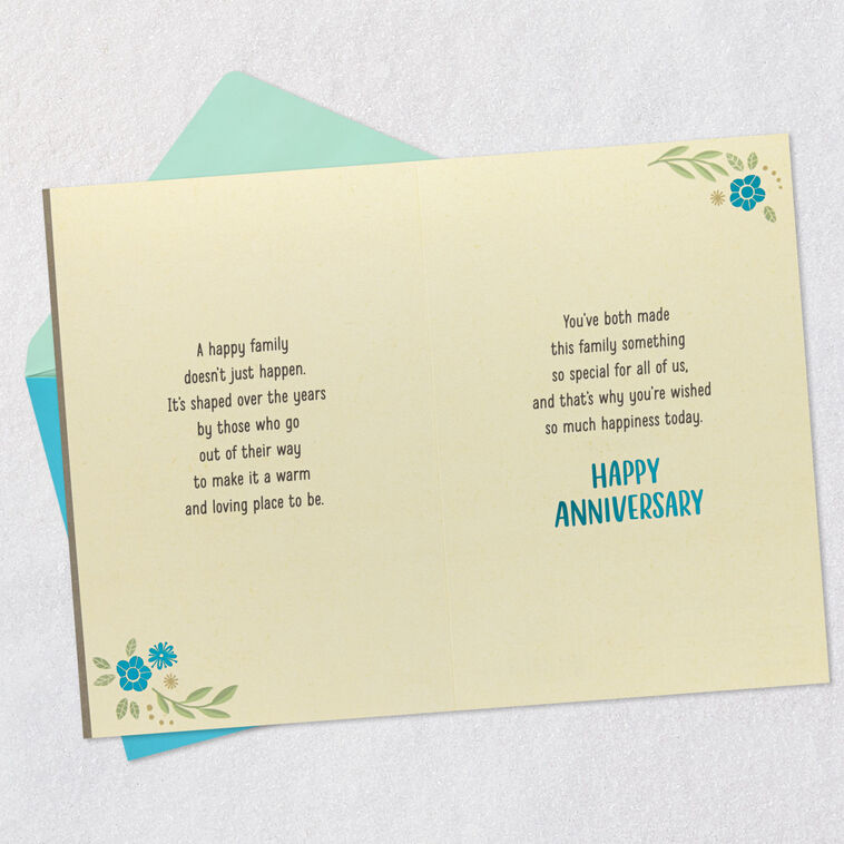 Hallmark Disney You've Made This Family Special Anniversary Card For Parents