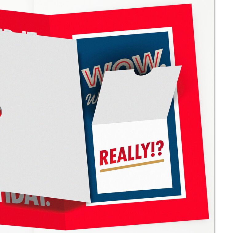 Hallmark Do Not Look Funny Birthday Card With Mini Cards