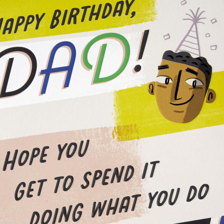 Hallmark Do What You Do Best Pop-Up Birthday Card For Dad