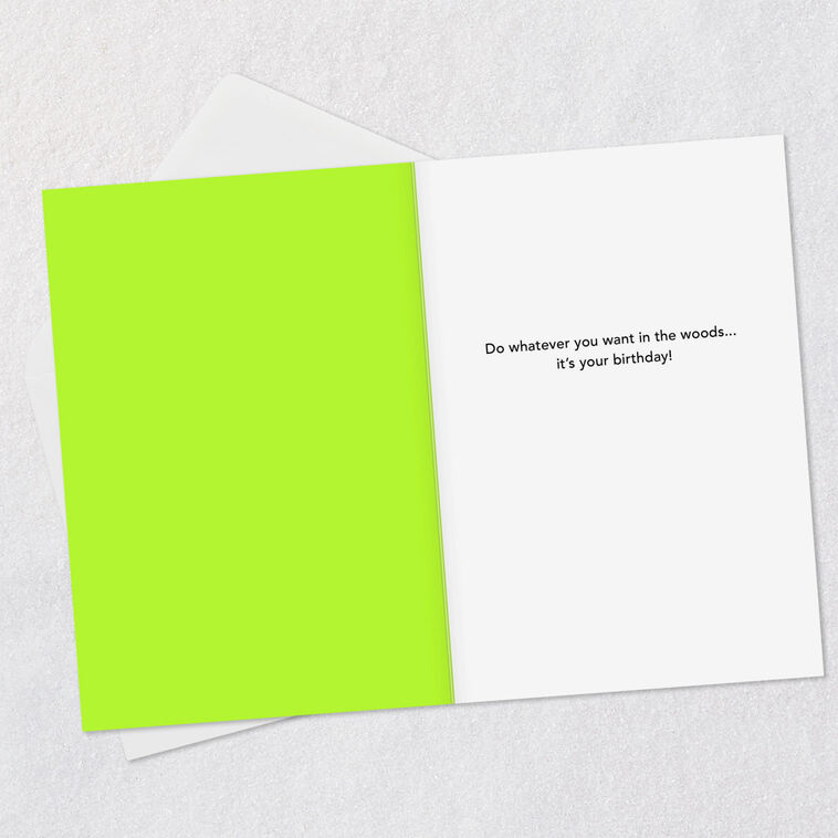Hallmark Do Whatever You Want On Your Birthday Funny Birthday Card