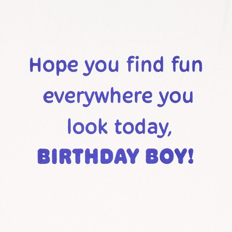 Hallmark Dog With Balloons 3rd Birthday Card For Boys