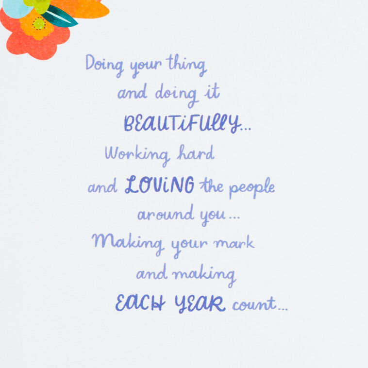 Hallmark Doing Your Thing Beautifully Birthday Card For Daughter-in-Law