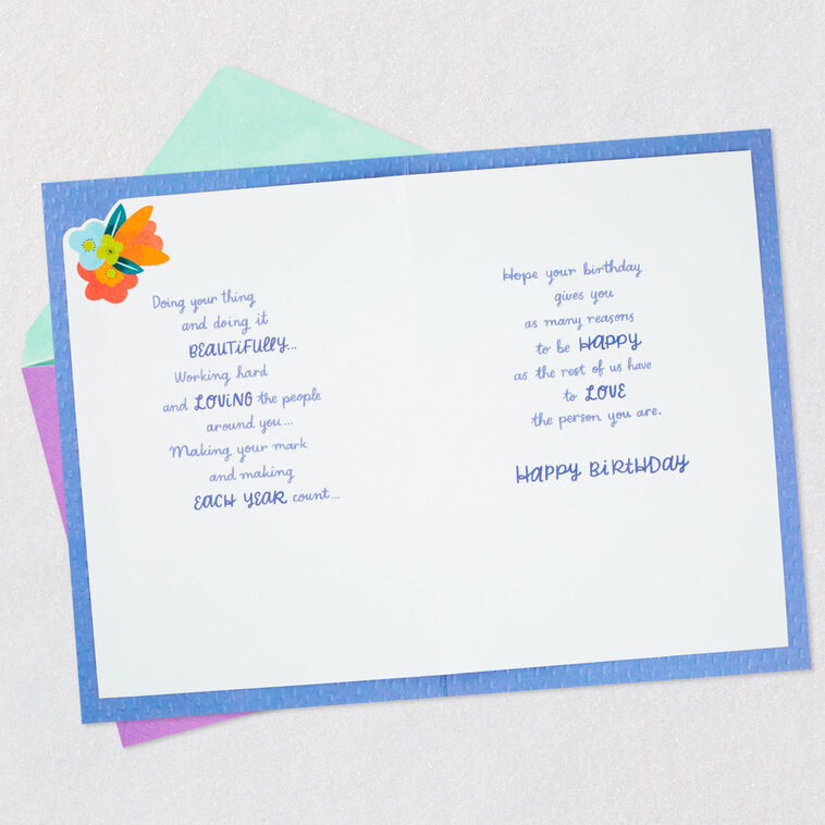 Hallmark Doing Your Thing Beautifully Birthday Card For Daughter-in-Law
