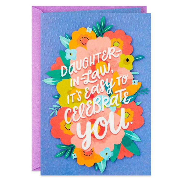 hallmark Doing Your Thing Beautifully Birthday Card for Daughter-in-Law