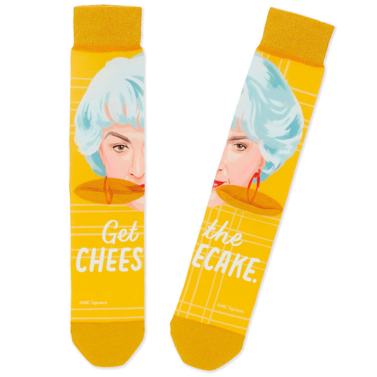 Hallmark Dorothy The Golden Girls Cheesecake Novelty Crew Socks