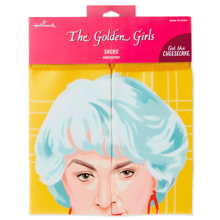 Hallmark Dorothy The Golden Girls Cheesecake Novelty Crew Socks