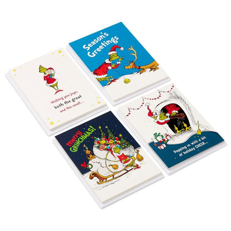 hallmark Dr. Seuss Grinch Assorted Boxed Christmas Cards Pack of 24