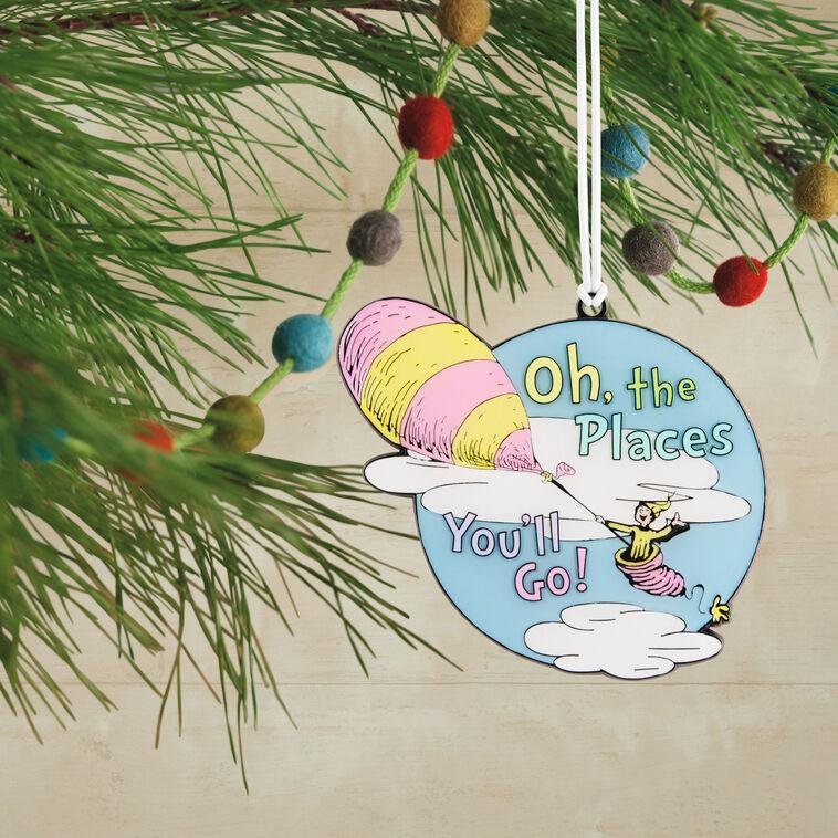 Hallmark Dr. Seuss Oh The Places You'll Go Metal Hallmark Ornament