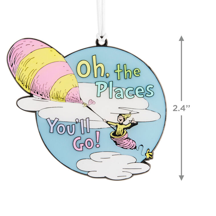 Hallmark Dr. Seuss Oh The Places You'll Go Metal Hallmark Ornament