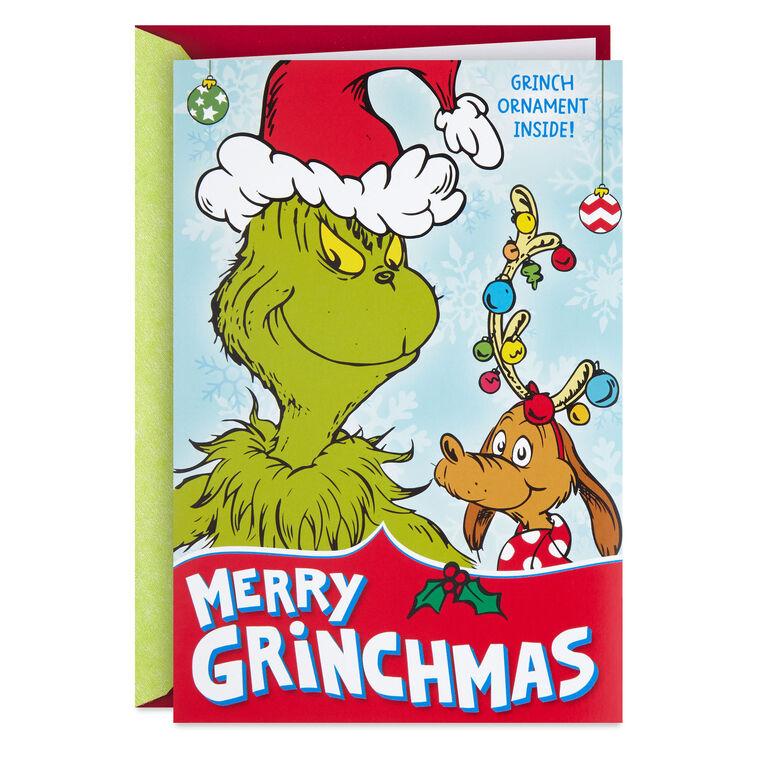 hallmark Dr. Seuss's How the Grinch Stole Christmas ™ Christmas Card With Decoration
