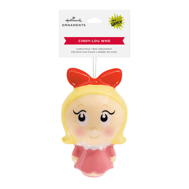 Hallmark Dr. Seuss's How The Grinch Stole Christmas ™ Cindy-Lou Who Shatterproof Hallmark Ornament