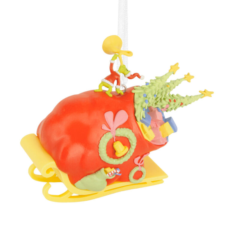 hallmark Dr. Seuss's How the Grinch Stole Christmas ™ Grinch on Sleigh Hallmark Ornament