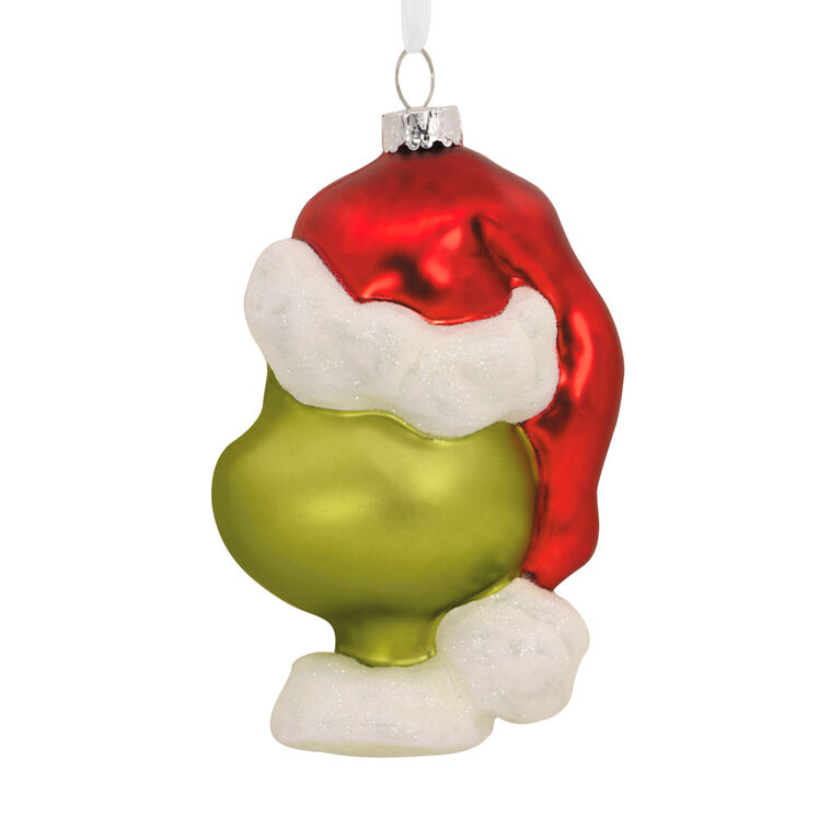 Hallmark Dr. Seuss's How The Grinch Stole Christmas ™ Grinch Blown Glass Hallmark Ornament