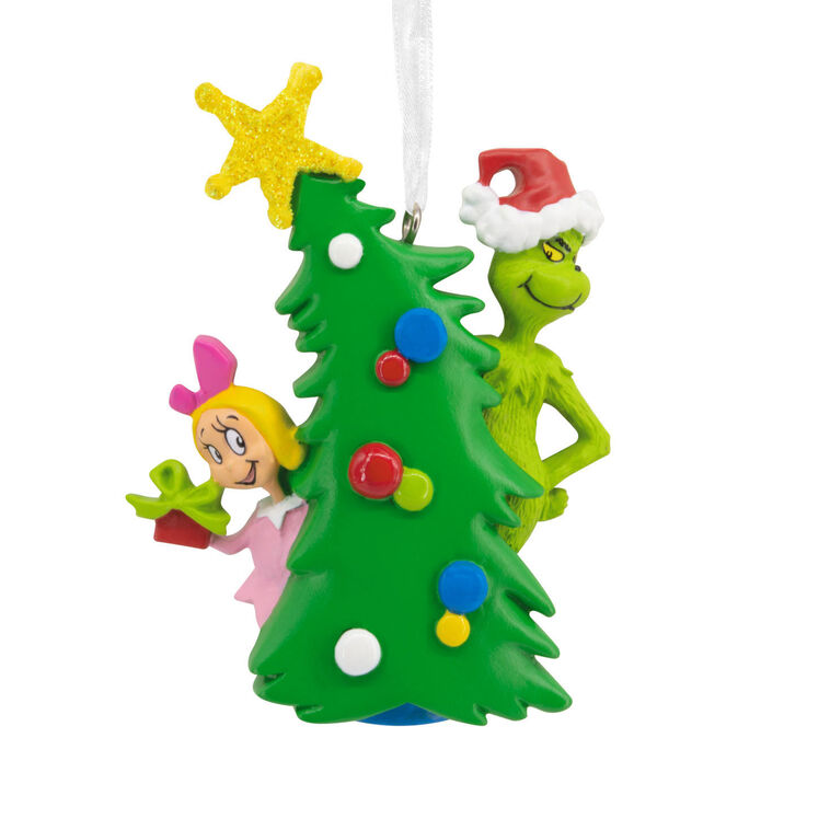 hallmark Dr. Seuss's How the Grinch Stole Christmas ™ Grinch With Cindy-Lou Who Hallmark Ornament