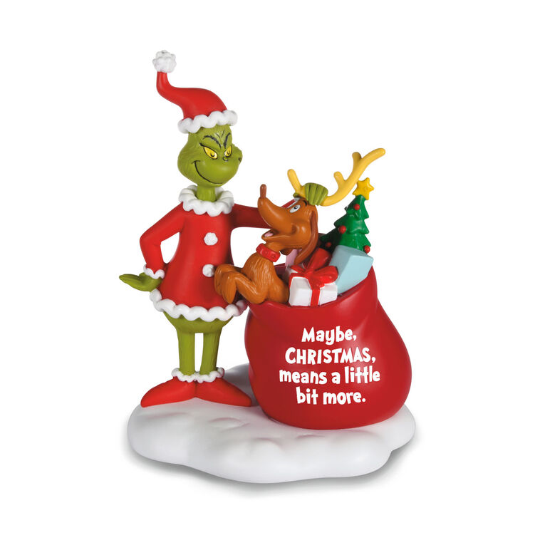 hallmark Dr. Seuss's How the Grinch Stole Christmas ™ Grinch and Max Figurine 5.5"