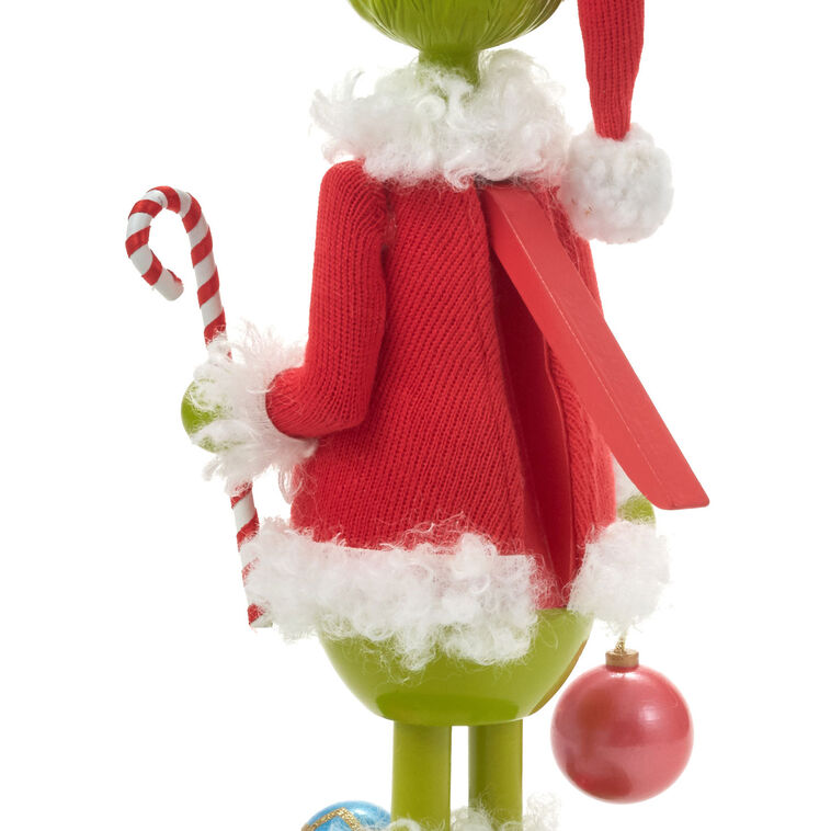 Hallmark Dr. Seuss's How The Grinch Stole Christmas ™ Grinch In Santa Suit Nutcracker Figurine 12"