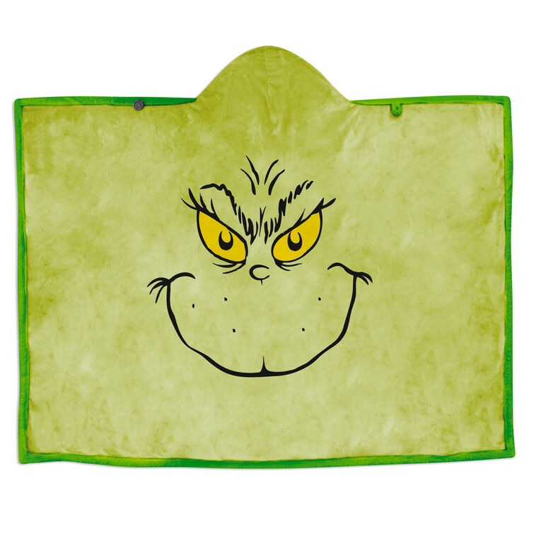 hallmark Dr. Seuss's How the Grinch Stole Christmas ™ Grinch Hooded Blanket 70x50