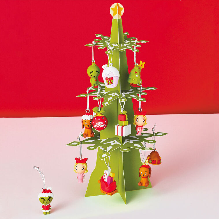 hallmark Dr. Seuss's How the Grinch Stole Christmas ™ Hallmark Countdown Calendar Paper Tree Set With 12 Mini Ornaments
