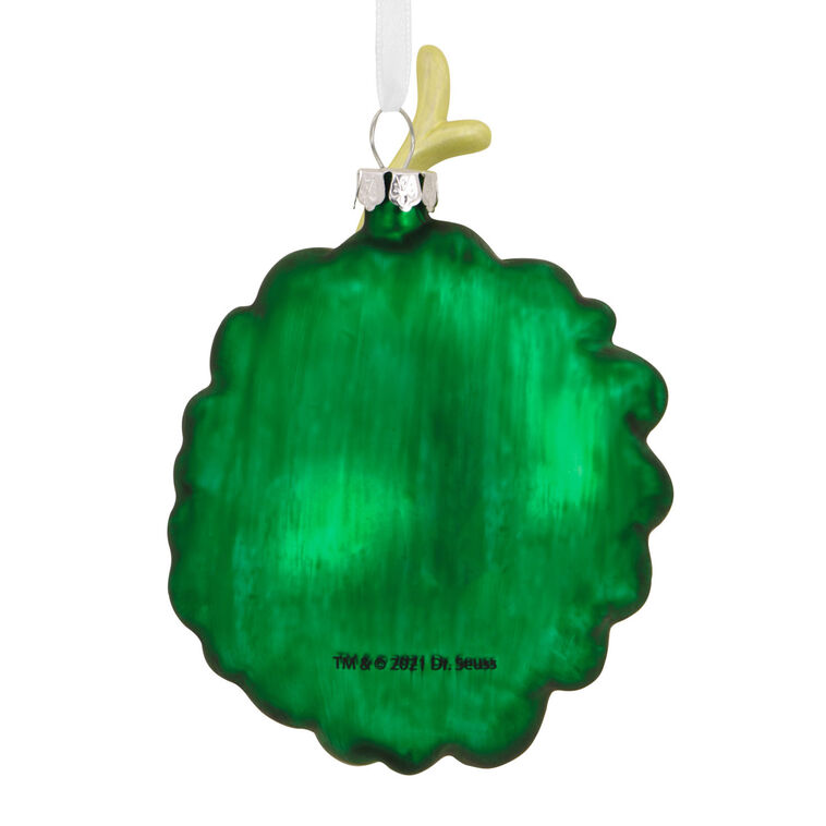 Hallmark Dr. Seuss's How The Grinch Stole Christmas ™ Max In Wreath Blown Glass Hallmark Ornament