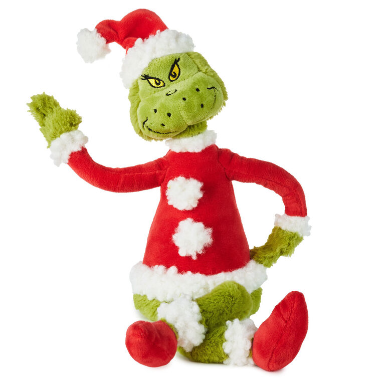 hallmark Dr. Seuss's How the Grinch Stole Christmas ™ Poseable Grinch Plush 10"