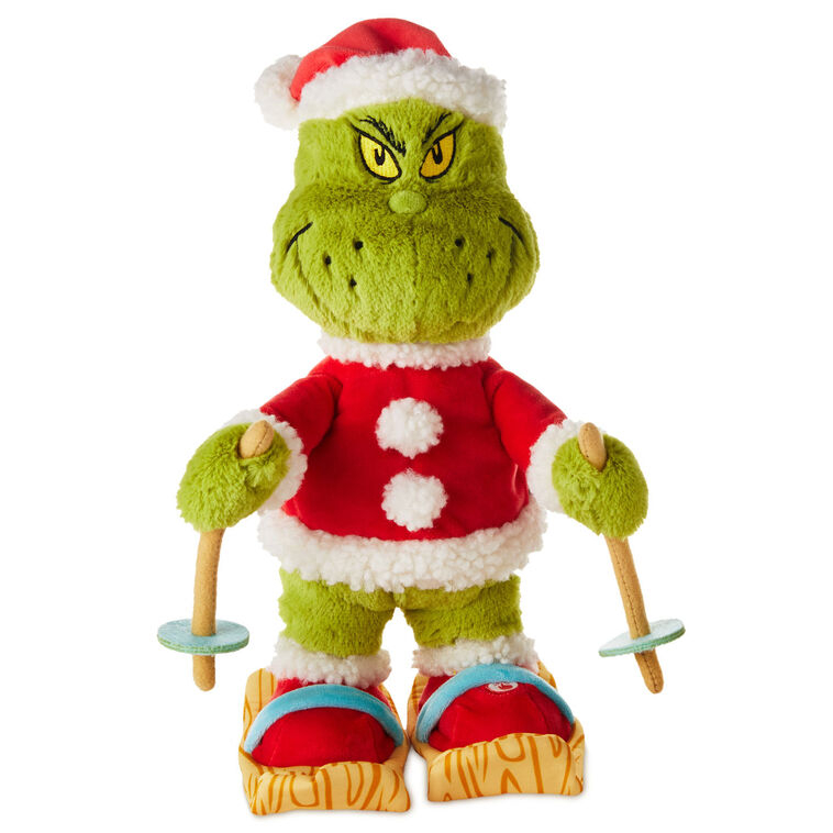 hallmark Dr. Seuss's How the Grinch Stole Christmas ™ Skiing Grinch Musical Plush With Motion 12"
