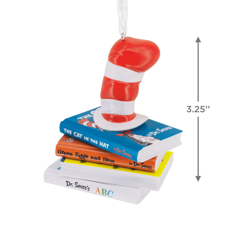 Hallmark Dr. Seuss™ Hat On Books Hallmark Ornament