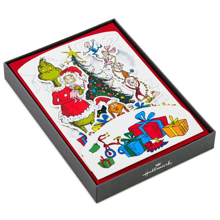 Hallmark Dr. Seuss™ How The Grinch Stole Christmas 3D Pop-Up Boxed Christmas Cards Pack Of 8