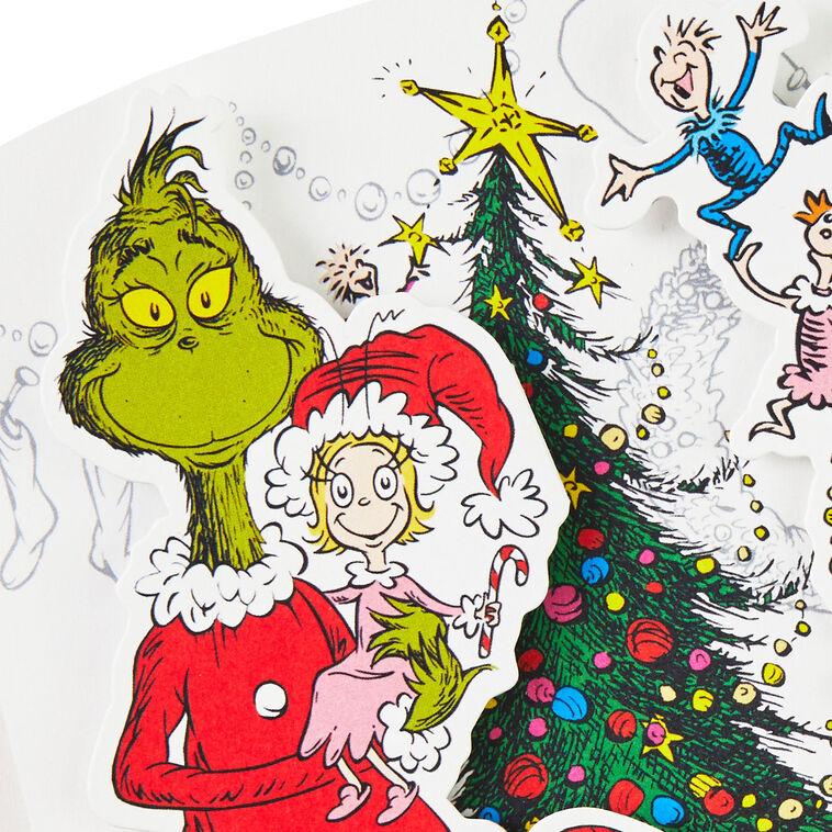 Hallmark Dr. Seuss™ How The Grinch Stole Christmas 3D Pop-Up Boxed Christmas Cards Pack Of 8