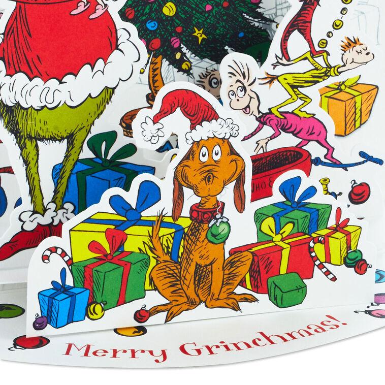 Hallmark Dr. Seuss™ How The Grinch Stole Christmas 3D Pop-Up Boxed Christmas Cards Pack Of 8