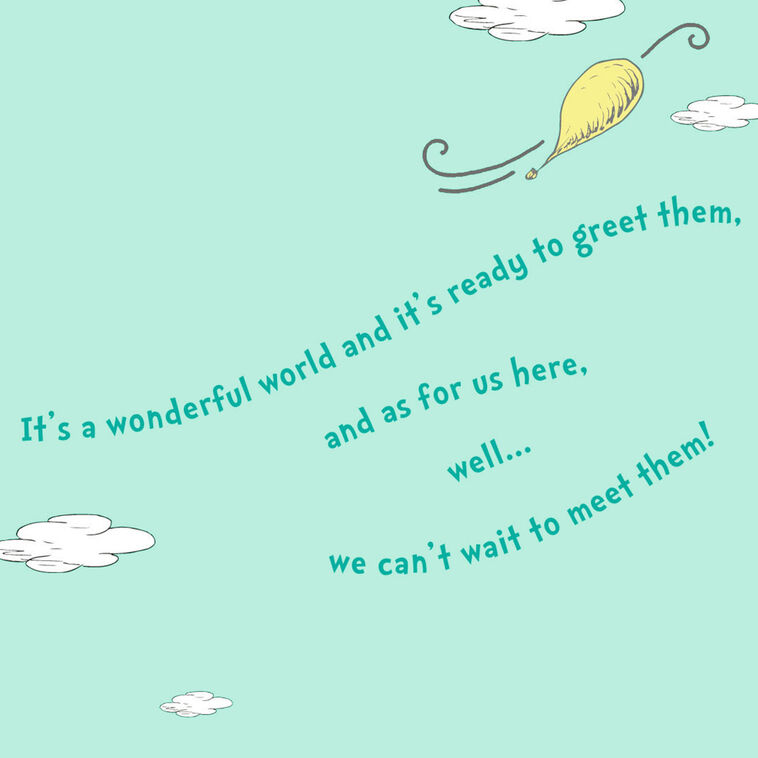 Hallmark Dr. Seuss™ Oh The Places They'll Go New Baby Card