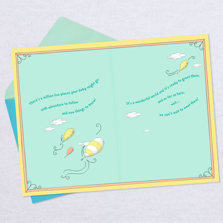 Hallmark Dr. Seuss™ Oh The Places They'll Go New Baby Card