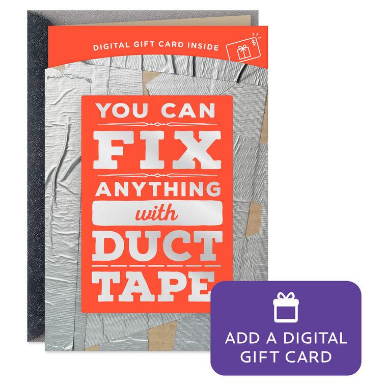 hallmark Duct Tape and Curse Words Gift Card Greeting Funny Birthday Card