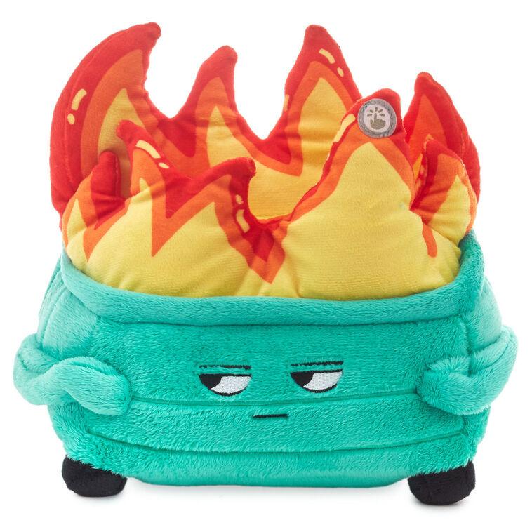 hallmark Dumpster Fire Plush With Sound and Motion 9.75"