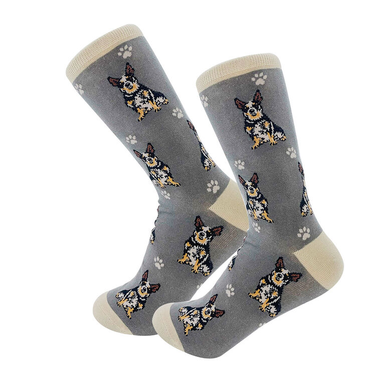 hallmark E&S Pets Australian Cattle Dog Novelty Crew Socks