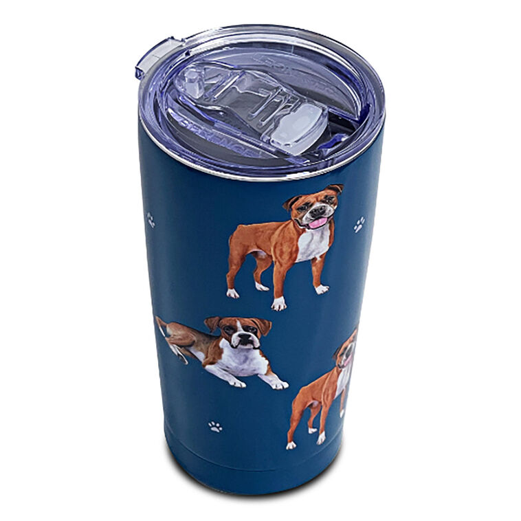 Hallmark E&S Pets Boxer Stainless Steel Tumbler 20 Oz