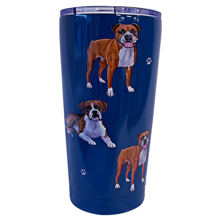 hallmark E&S Pets Boxer Stainless Steel Tumbler 20 oz