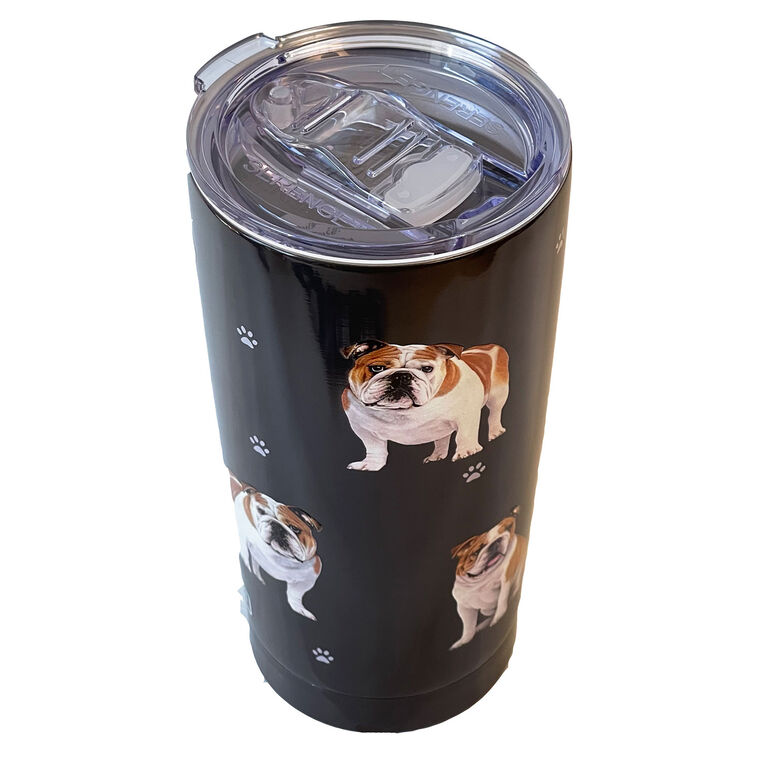 Hallmark E&S Pets Bulldog Stainless Steel Tumbler 20 Oz