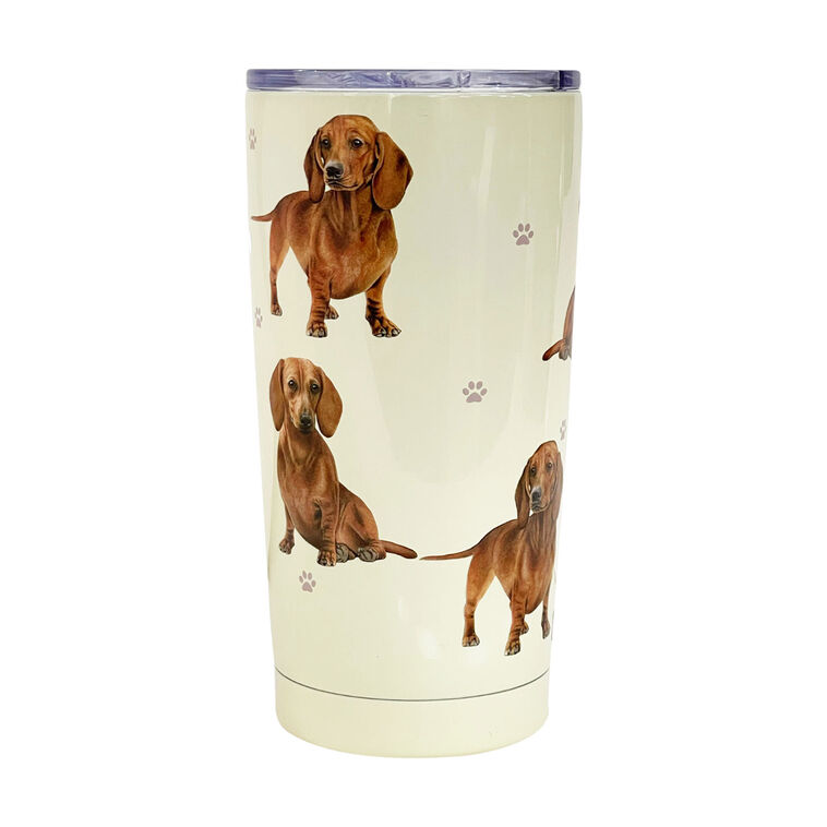 hallmark E&S Pets Dachshund Stainless Steel Tumbler 20 oz