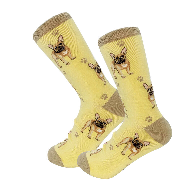 hallmark E&S Pets French Bulldog Novelty Crew Socks