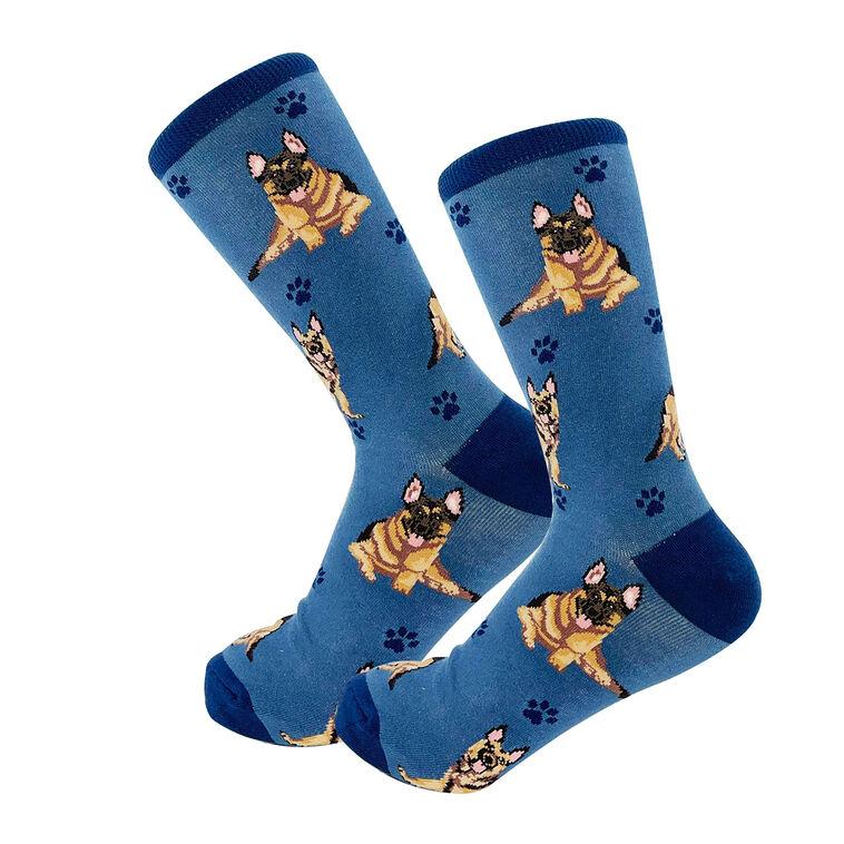 hallmark E&S Pets German Shepherd Novelty Crew Socks