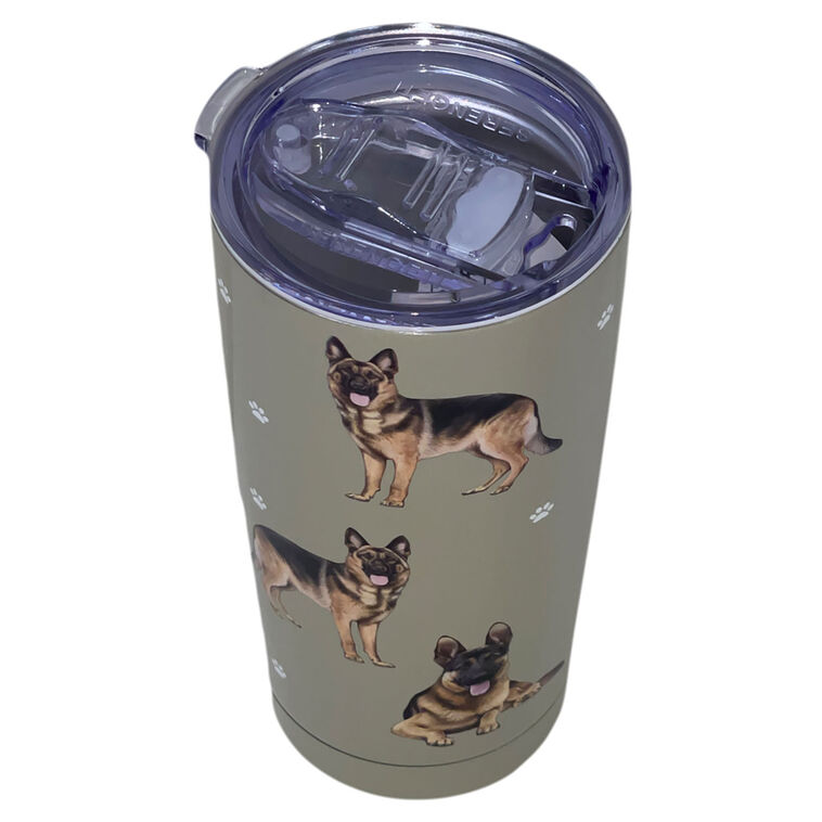 Hallmark E&S Pets German Shepherd Stainless Steel Tumbler 20 Oz