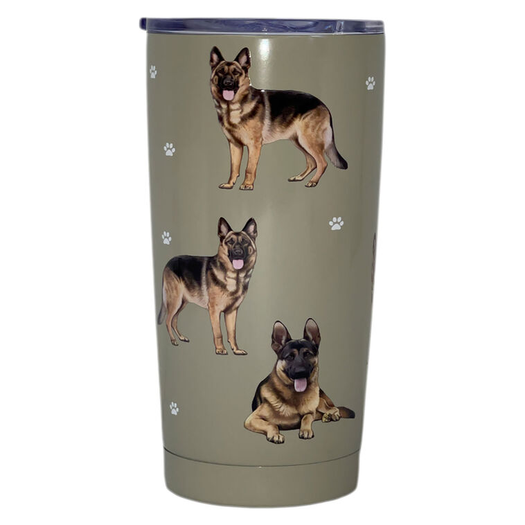 hallmark E&S Pets German Shepherd Stainless Steel Tumbler 20 oz